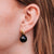 Sinéad Black Earrings